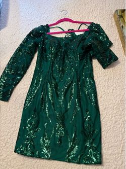 Green Cocktail Dress