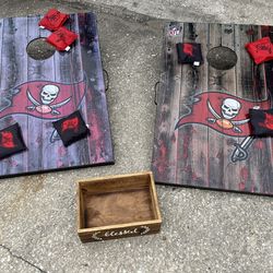 Tampa Bay Buccaneers Cornhole Set