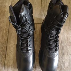Size 11.5 Men's Black Bates Tactical Sport 2 Tall Side-Zip Boots