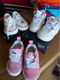 Toddler shoes size 2 and 4 for baby girl