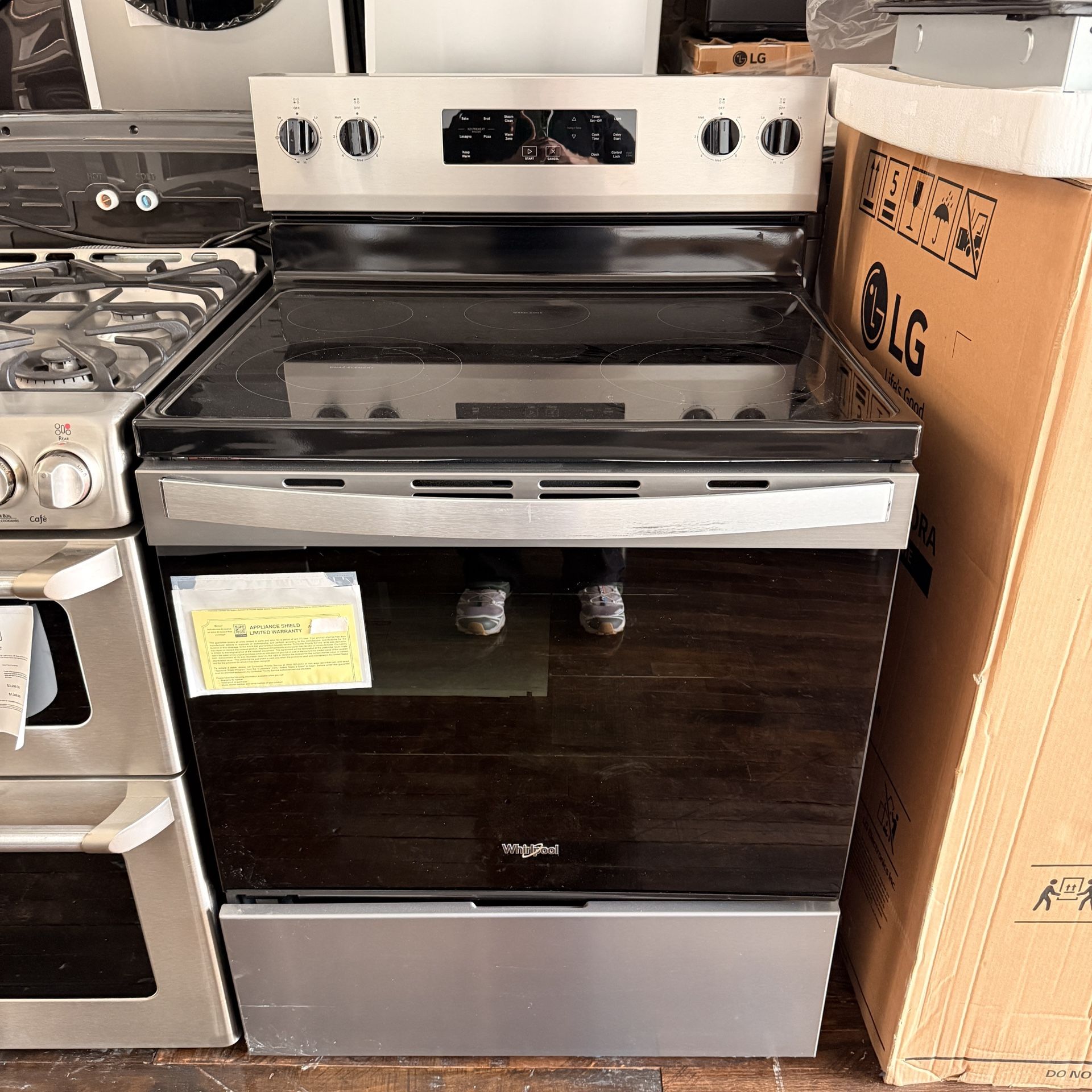 New Electric Induction Stove Whirlpool 30”