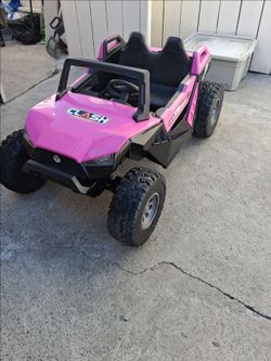 24V Kid Car Clash Dune Buggy 1000w Pink