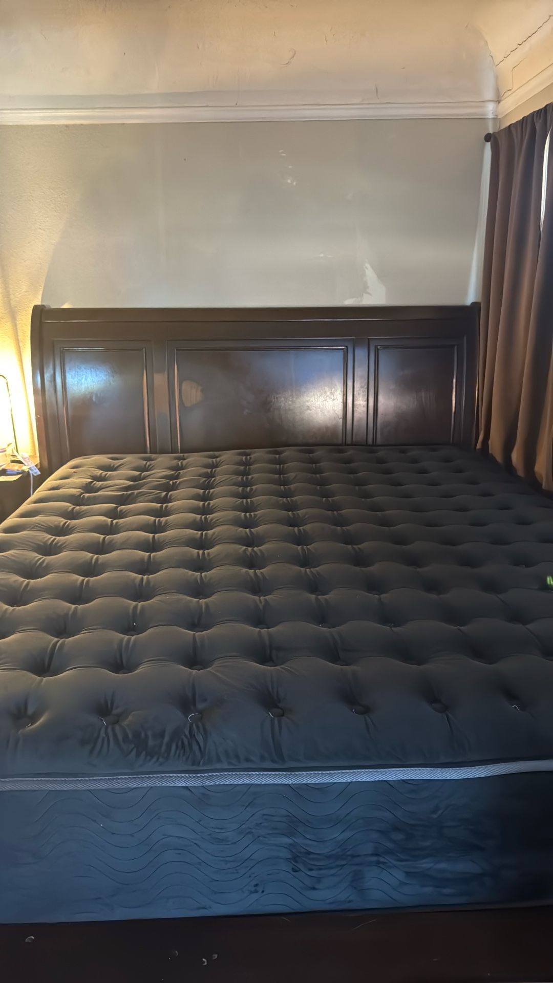 “California King Bed Frame with Storage Drawers”