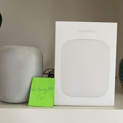 Like New Apple HomePods (large) X2 $300 For Pair