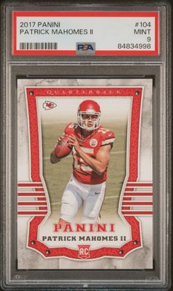 2017 Panini Patrick Mahomes #104 PSA 9 Kansas City Chiefs 