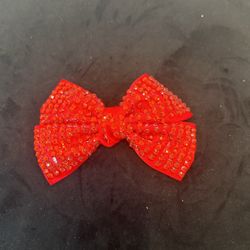 Red Hair Clip Bow