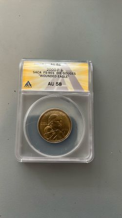 Sacagawea “Wounded Eagle” $1 Coin