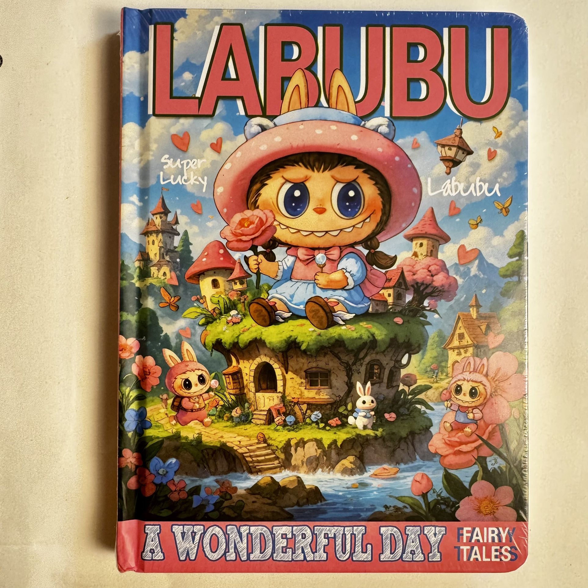 POP MART LABUBU The Monsters Character Colorful Notebook A Wuonderful Day