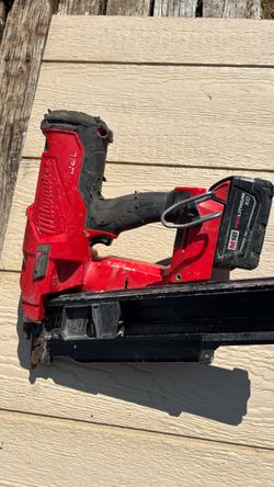 Milwaukee Fuel Nails gun.