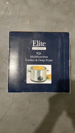 Elite 5qt cooker & deep fryer