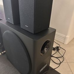 3-Item Bundle (Subwoofer + Both Rear Speakers) - $299
