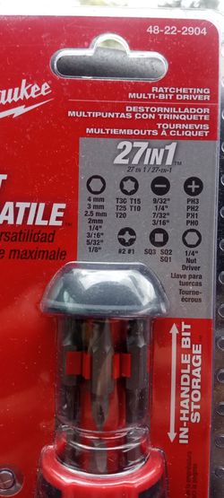 "NEW" Milwaukee 27-n-1 Ratcheting Multi Bit Driver