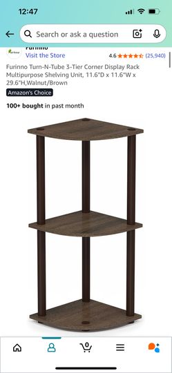 Brand New 3 Tier Corner Shelf