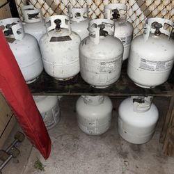 Empty Propane Tanks Available For Sale Grill BBQ Asador Patio Heaters Fire Pits