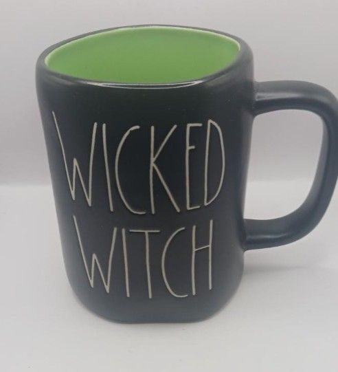 Rae Dunn Artisan Collection by Magenta "Beware" MugBlack/Purple Inside