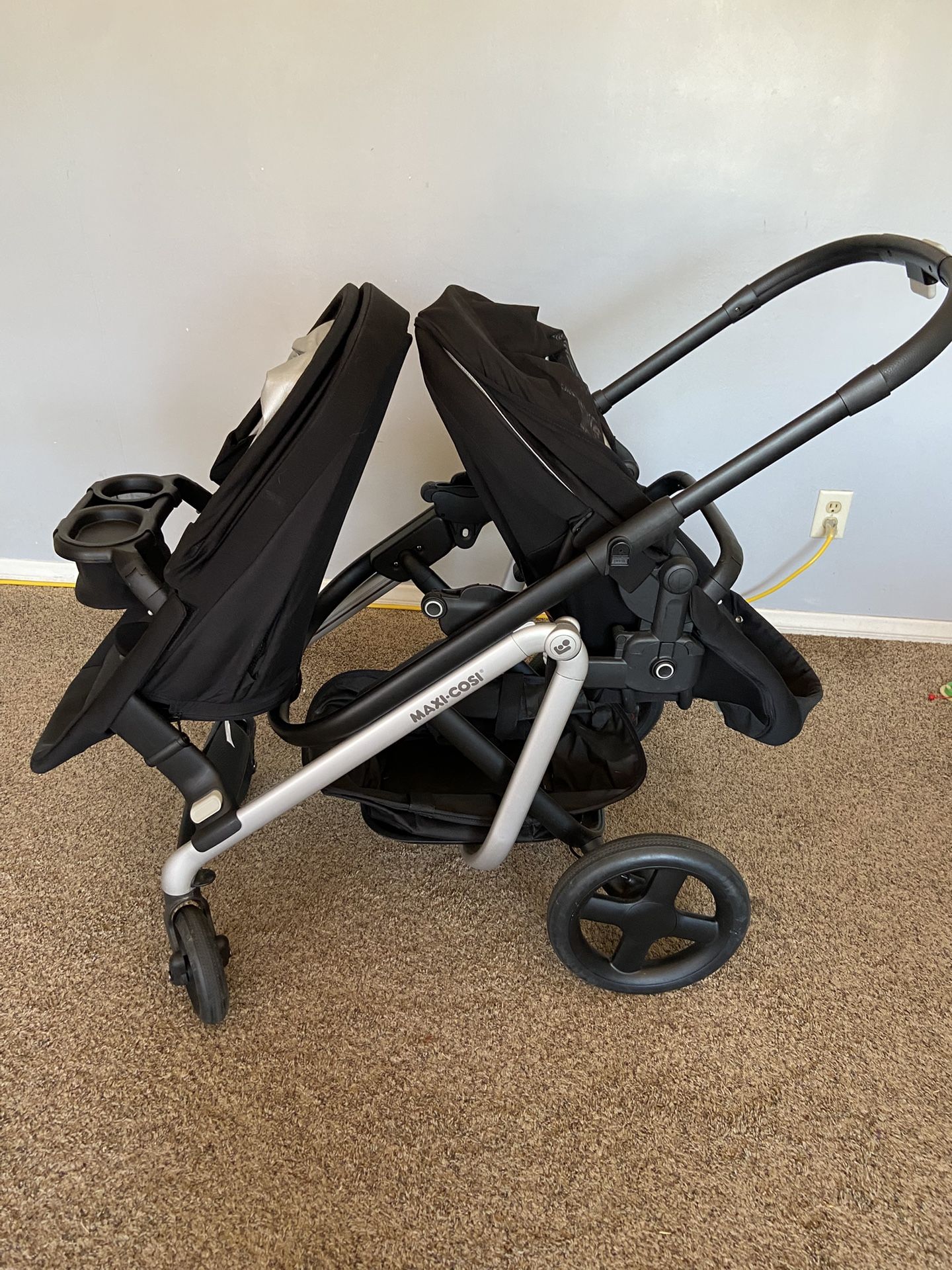 Maxi Cosi Lila Double Stroller With Accessories - Almost New 