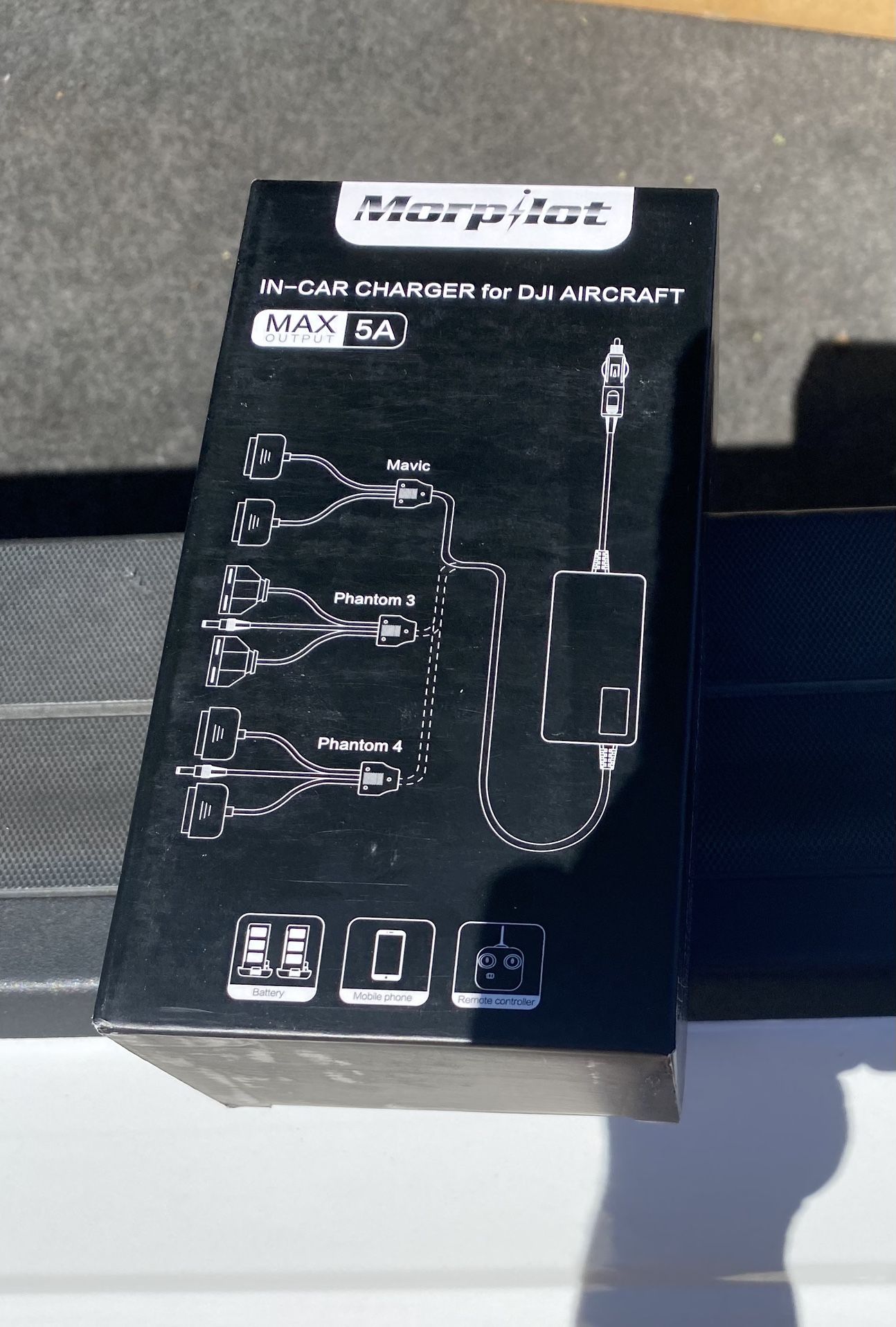 In-car Charger For Phantom 3 Drone 