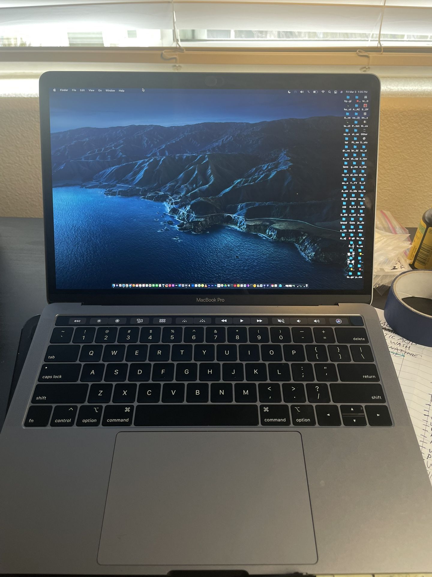 2019 Macbook Pro 13 Inch with Touch Bar