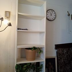 White Solid Wood Bookshelf Good Condition