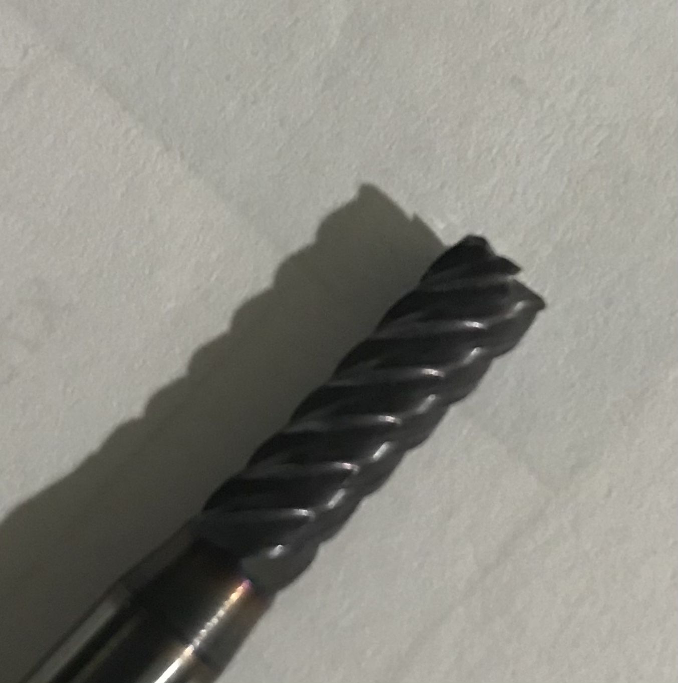 6 mm Shank 5mm 6 Flute Coated Solid Carbide Endmills.