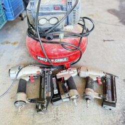 Compressor And Nail Guns 