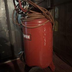 Red Craftsman Air Compressor 33GAL