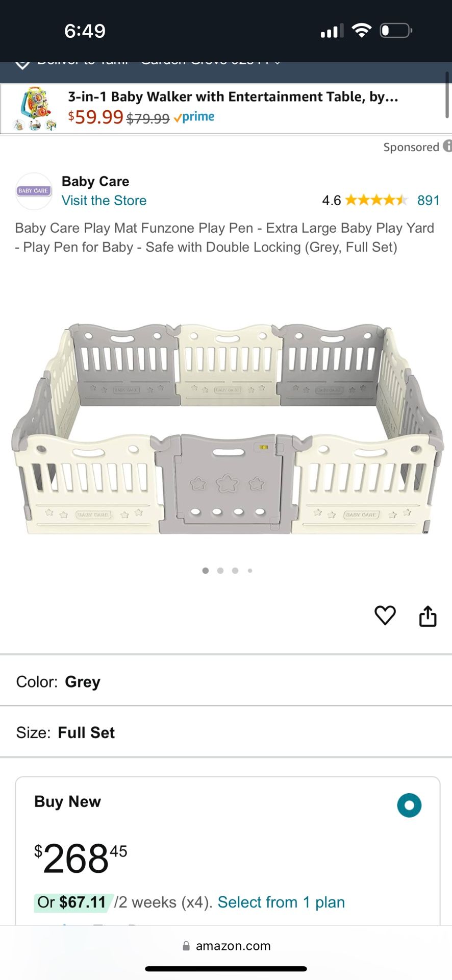 Baby Care Play Pen