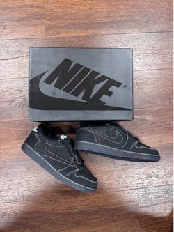 Aj1 Nike Air jordan 1 low travis Scott Black Phantom Size 7,7.5,8,8.5,9,9.5,10,10.5,11,12