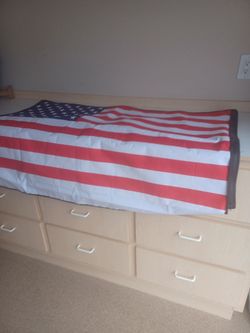 American flag TV cover
