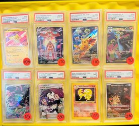 Pokemon PSA graded Slabs