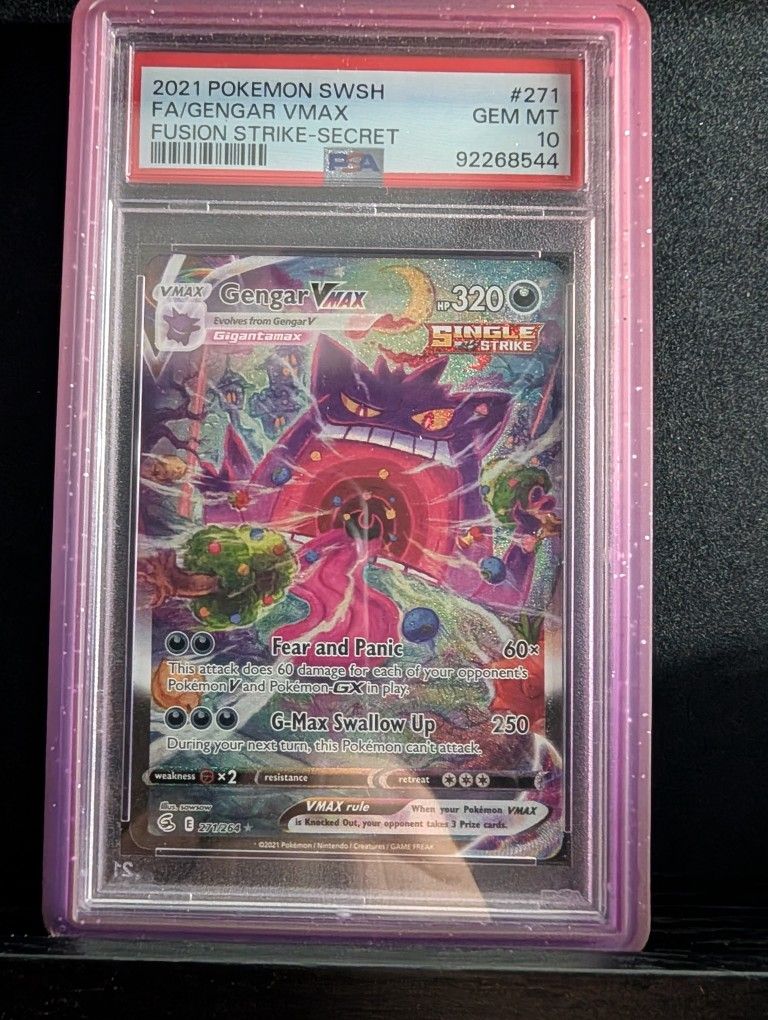 Pokemon Gengar Vmax Alt Art PSA 10