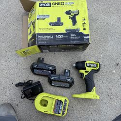 RYOBI ONE+ HP 18V Brushless Cordless Compact 1/4 in. Hex Impact Driver Kit with (2) 1.5 Ah Batteries and Charger