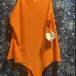 Orange Body Suit Size Xl