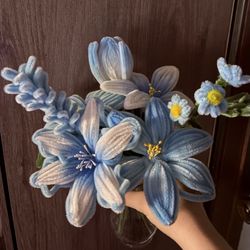 Blue Forever Flowers 🩵