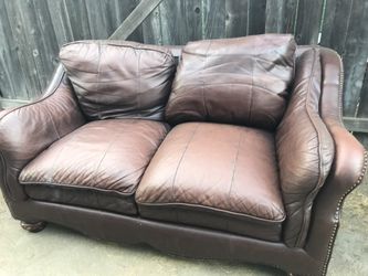 Leather sofas