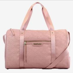Pink Faux Leather Juicy Couture Weekender Duffle Bag