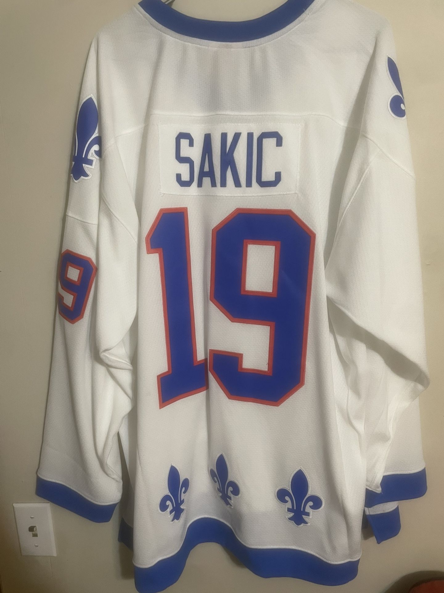 Joe Sakic Quebec Nordiques Jersey