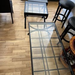 Coffee Table And Matching  Side Tables. 
