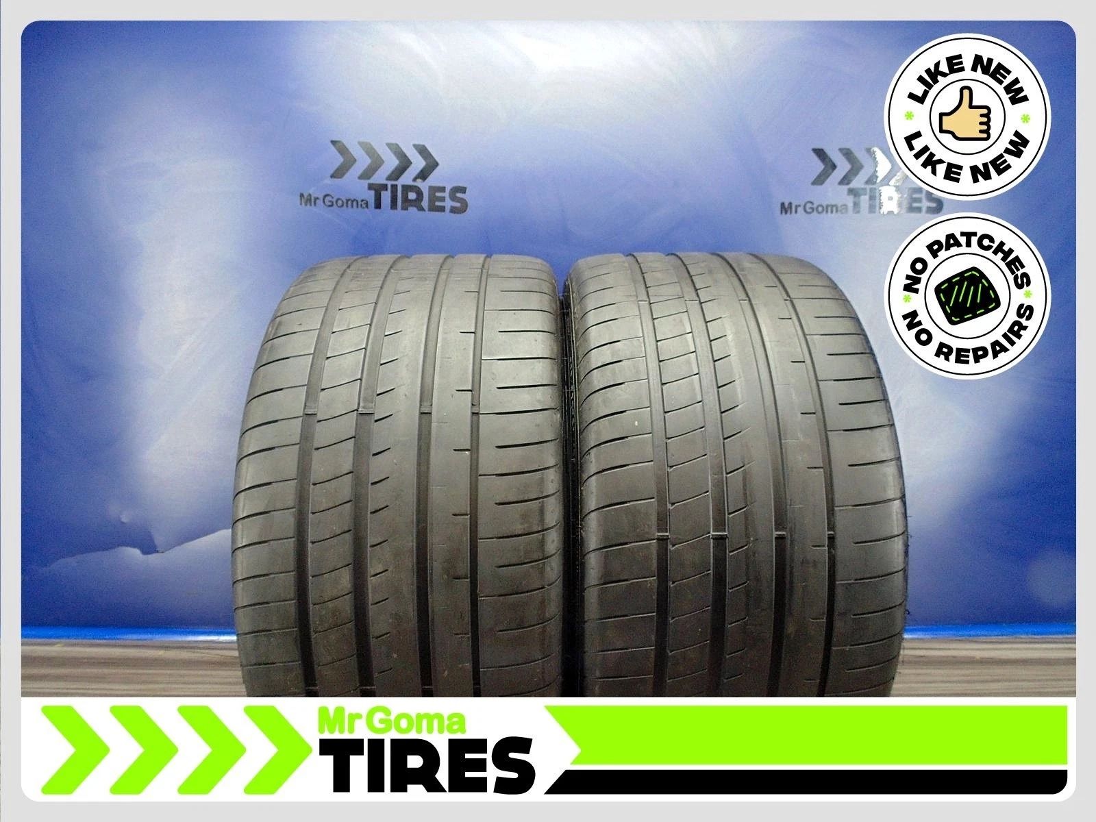 2 GOODYEAR EAGLE F1 ASYMMETRIC 3 NA0 XL  305/30/21 USED TIRES 95% LIFE * PRODUCTION YEAR  2023 - 2022 * INSTALLATION INCLUDED *  