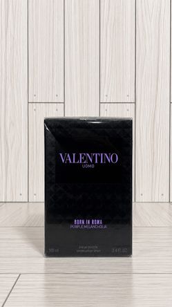 Valentino Uomo Born In Roma Purple Melancholia 3.4oz (100ml) Brand New