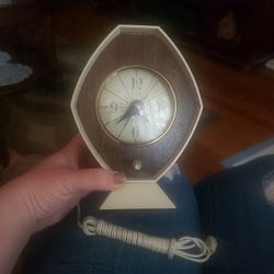 Vintage Brown And Bigelow Projector Alarm Clock 