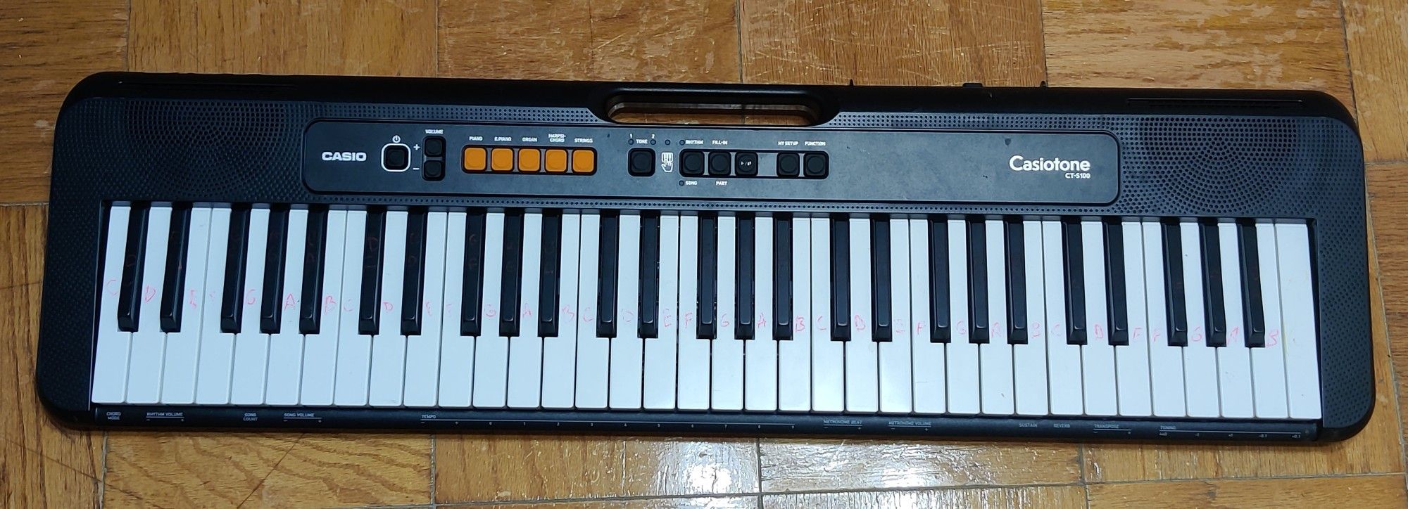 Casio Casiotone CT-S100 61-Key Portable Digital Keyboard