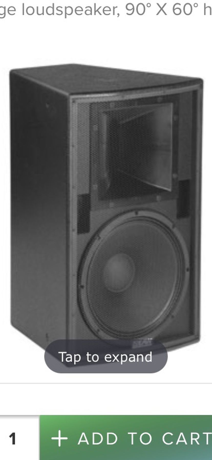 EAW MK5396 loud speaker