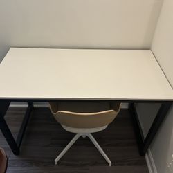 Desk And Swivel Chair