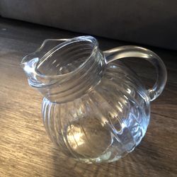 Glass Pitchet- Tilted 