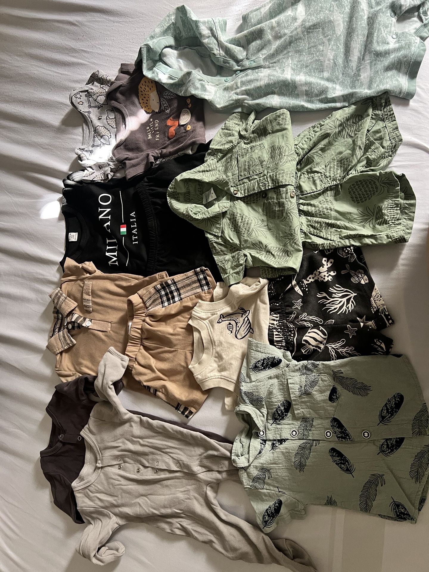 6 Months Baby Clothes Lot