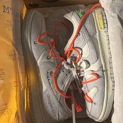 Off White Dunk Lot 11,sz9.5