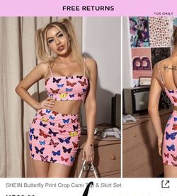 Two Piece Butterfly Set 