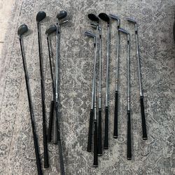 Assorted Golf Clubs 