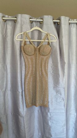 Vestido de piedras tornasol talla S